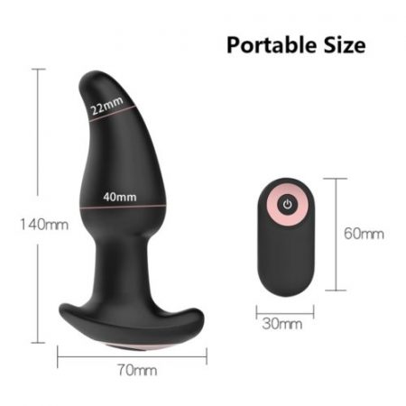 10 mode strong curved butt plug