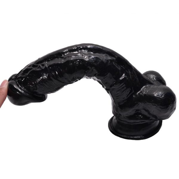 Big Black Realistic Dildo is the ideal for vaginal, anal & couple play. You need this toy for intense orgasms.
