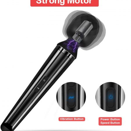 Powerful Rechargeable Wand Massager 5 Vibration Modes