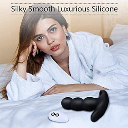 Rechargeable Wireless Anal Beads With Dual Motor