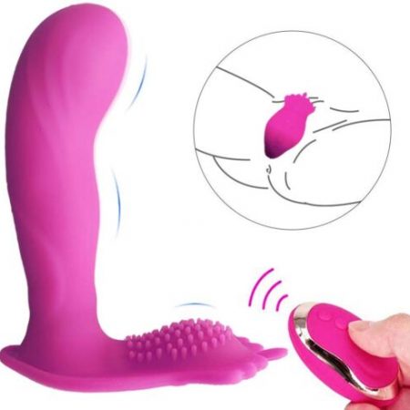 Wearable Clitoris & G-Spot Stimulator Remote Control Vibrator