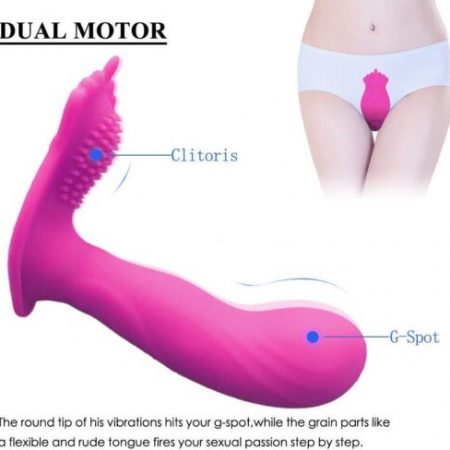 Wearable Clitoris & G-Spot Stimulator Remote Control Vibrator