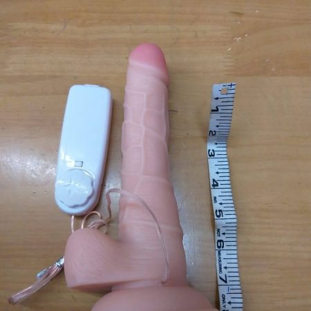 Real Skin Feeling 9 inch Dildo Vibrator with Suction cup For Women Small Curved Vibrating G Spot Penis Toy  Realistic Pegging  Thrusting Cock