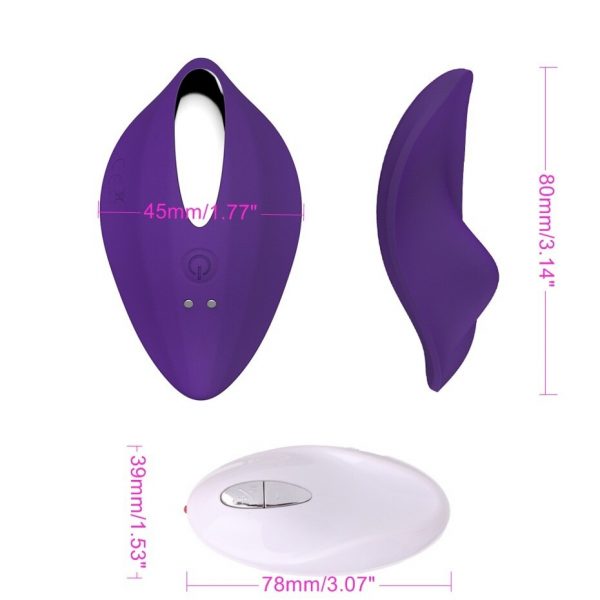 Cordless Vibrating Panties Online Vibrator Underwear. 12-Speed Invisible Vibrating Panties Best Clit Pleasure.