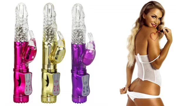 G-spot Clitoris Women Dildo Rabbit Vibrator Adult Toy sex product online